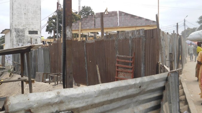 Emplacement du futur marché